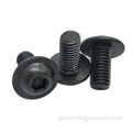 Flanged Button Head Socket Black Cap Screws